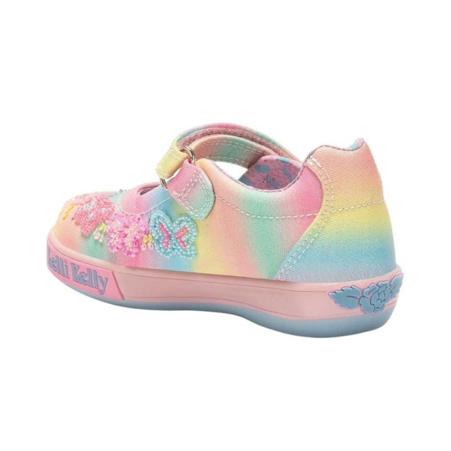 Footwear Lelli Kelly | Lelli Kelly Lk3470 (Bx02) Myla Multi Beaded Canvas Dolly Shoes