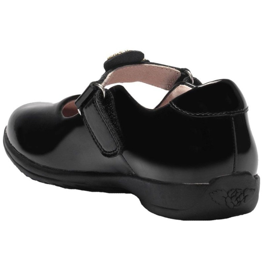 Footwear Lelli Kelly | Lelli Kelly Lk8327 (Db01) Poppy Black Patent School Shoes Narrow E Fit