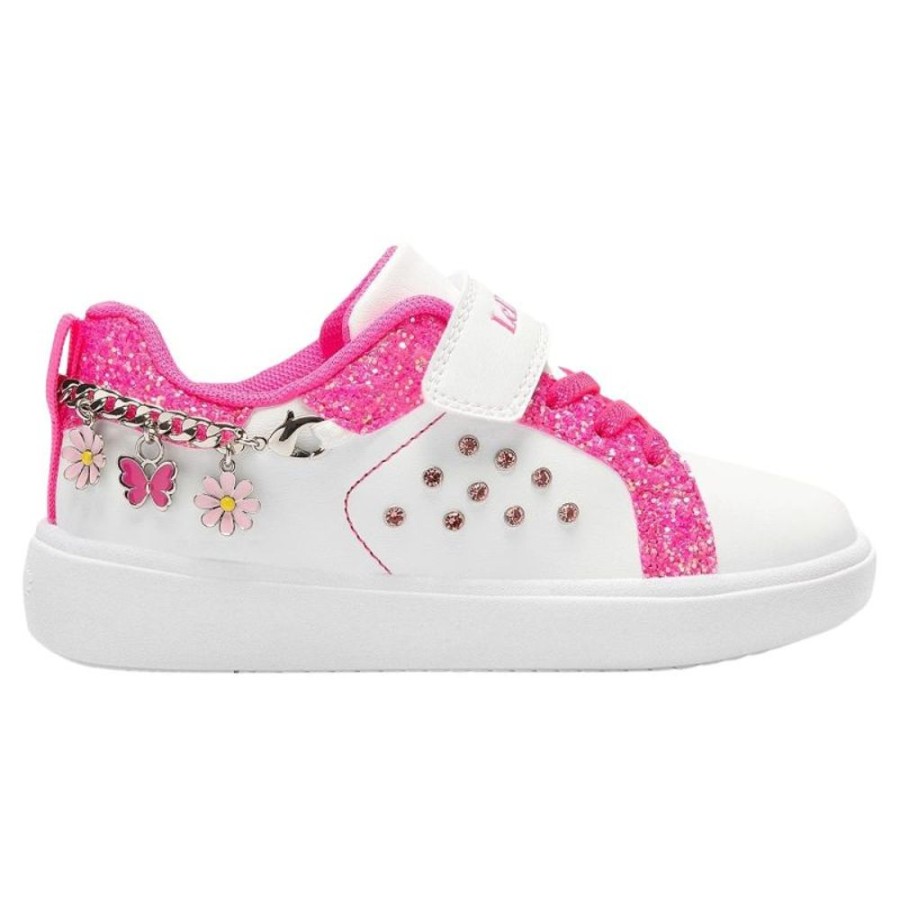 Footwear Lelli Kelly | Lelli Kelly Lk3410 (Aa63) Gioiello White Bright Pink Bracelet Trainers