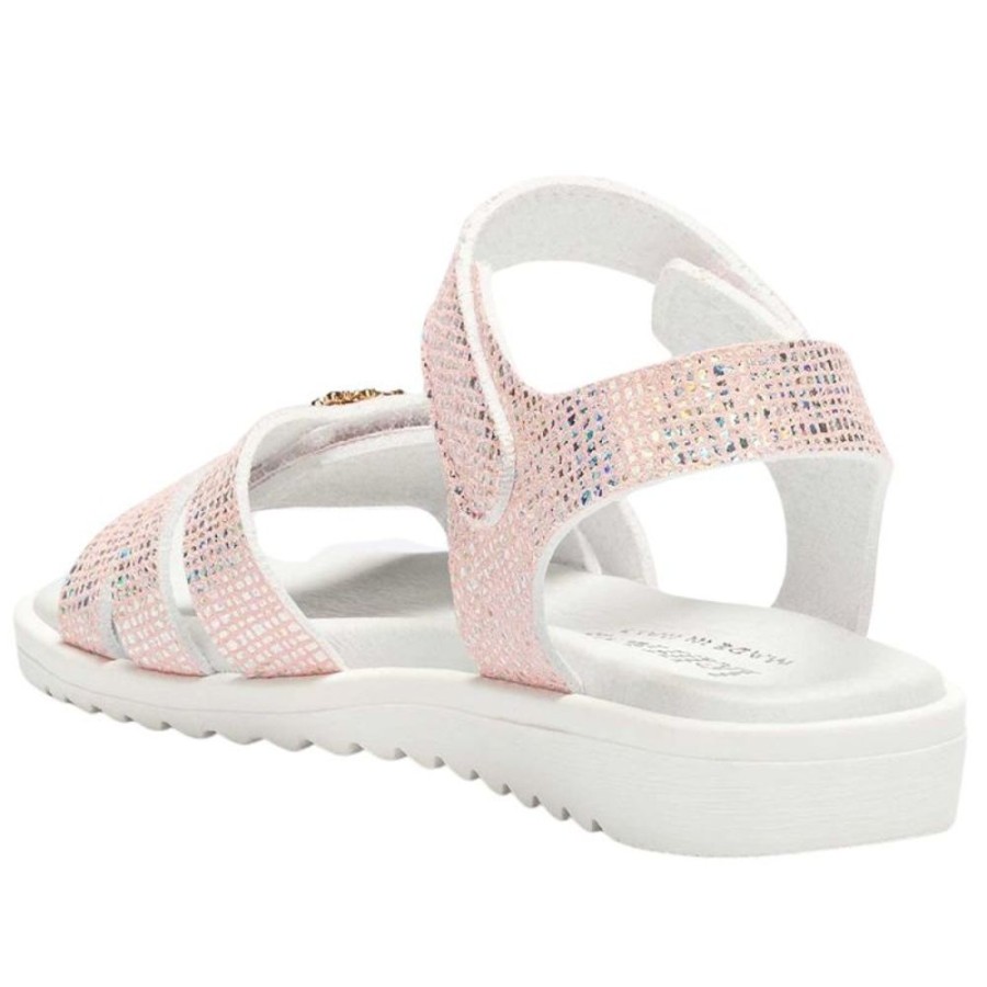 Footwear Lelli Kelly | Lelli Kelly Lk1506 (Ac57) Unicorno 2 Rosa/Argento Glitter Adjustable Sandals