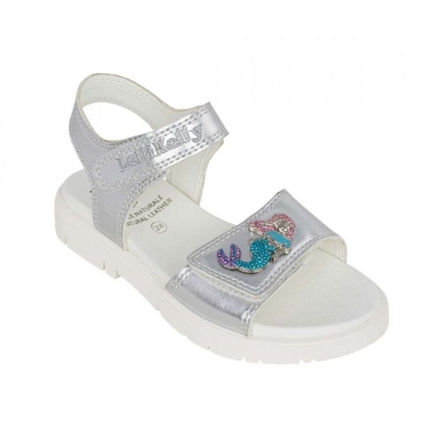 Footwear Lelli Kelly | Lelli Kelly Lk3572 (Hh01) Maribella 1 Silver Metallic Adjustable Sandals