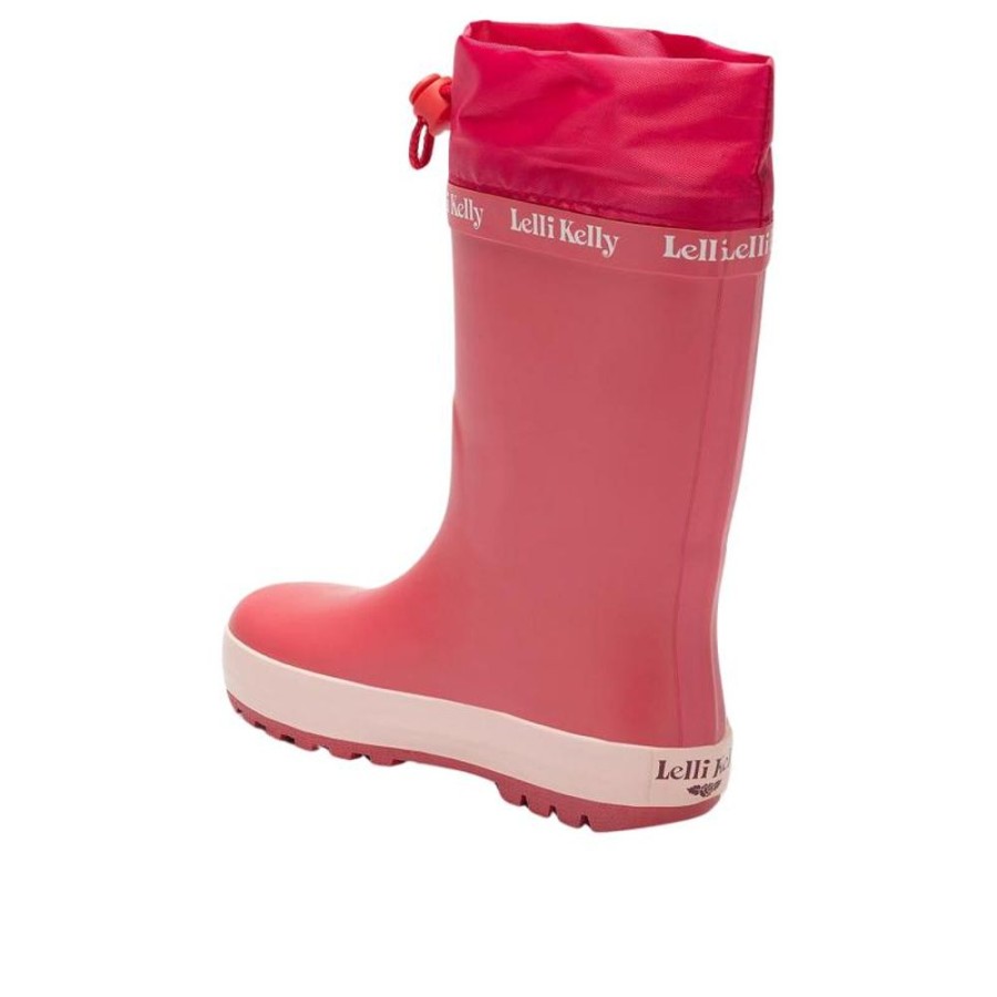 Footwear Lelli Kelly | Lelli Kelly Lk2650 (An02) Unicorn Pink Rainboot Toggle Top Wellies