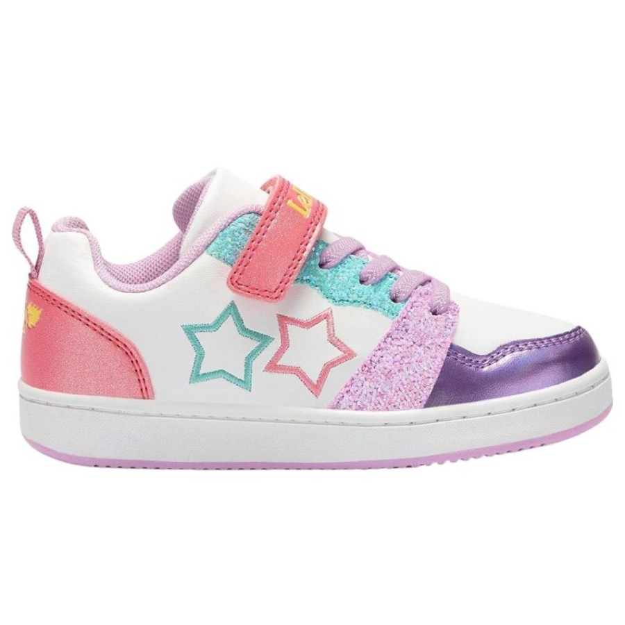 Footwear Lelli Kelly | Lelli Kelly Lk2015 (Xx20) Daisy White Multi Elastic Trainers