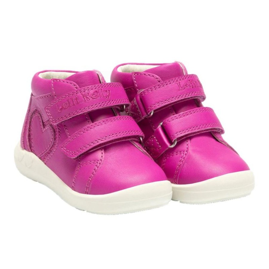 Footwear Lelli Kelly | Lelli Kelly Lk3311 (Cn01) Estelle Fuxia Pink Soft Leather Ankle Boots