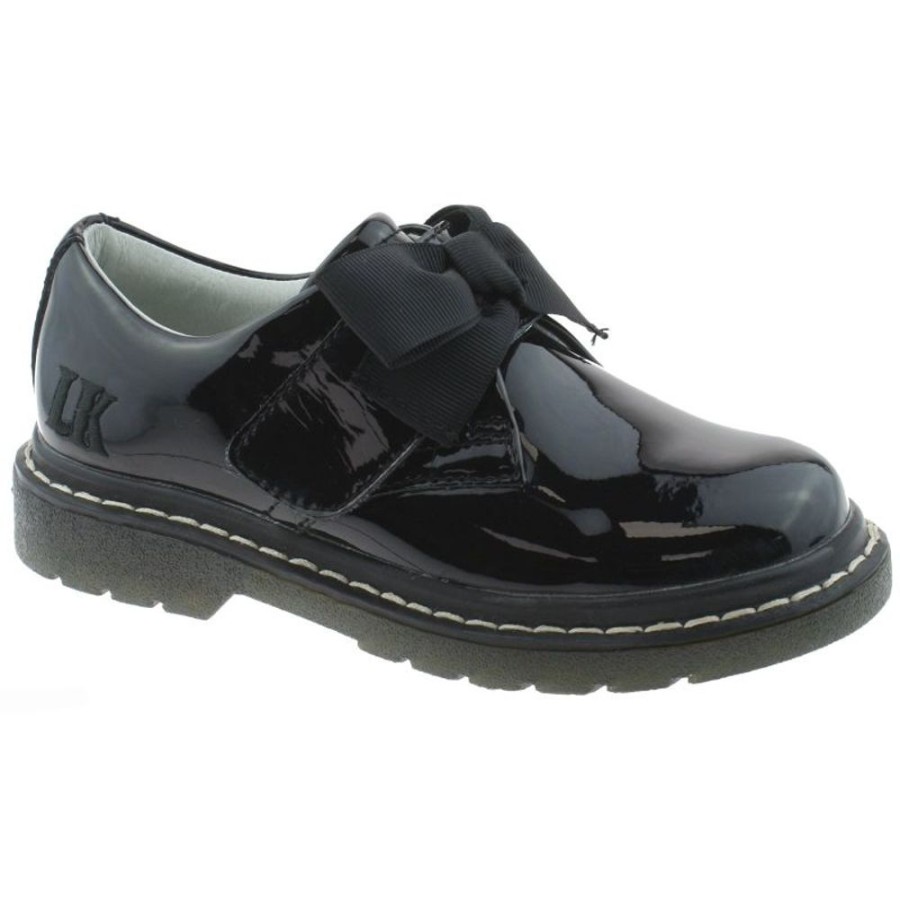 Footwear Lelli Kelly | Lelli Kelly Lk8284 (Db01) Irene Black Patent School Shoes F Width