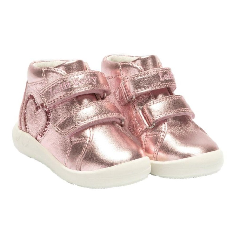 Footwear Lelli Kelly | Lelli Kelly Lk3311 (Hc01) Estelle Metallic Rosa Pink Ankle Boots