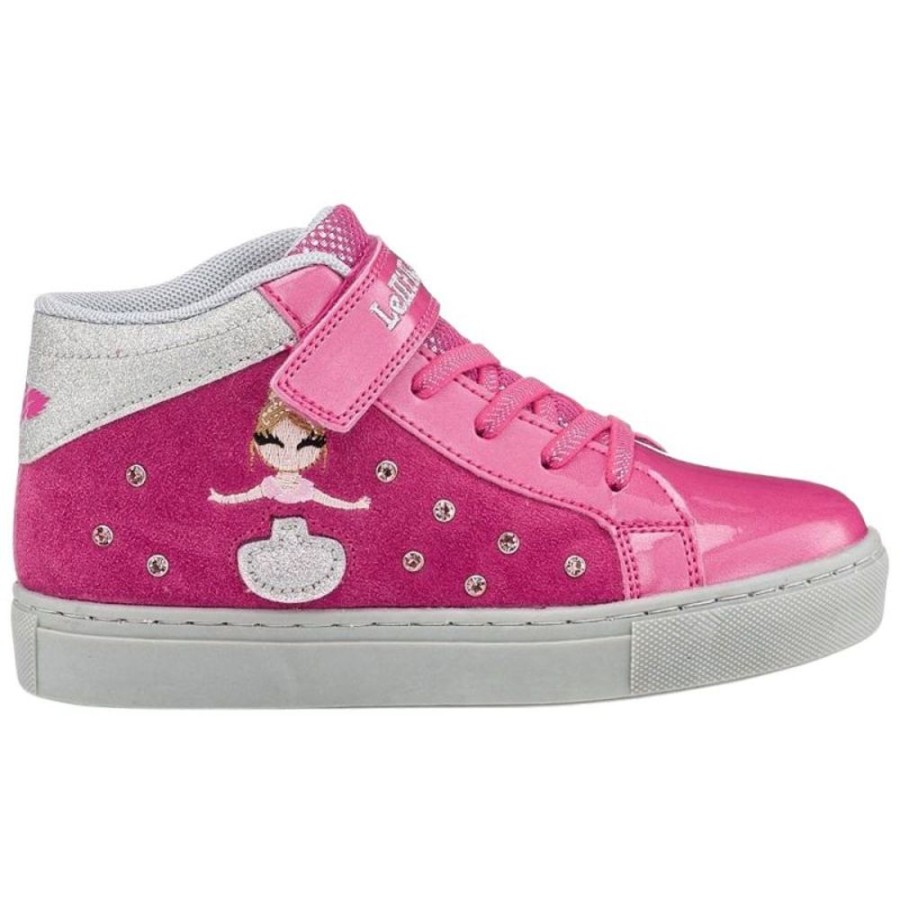 Footwear Lelli Kelly | Lelli Kelly Lk4836 (En01) Mille Stelle Fuxia Interchangeable High Top Ankle Boot