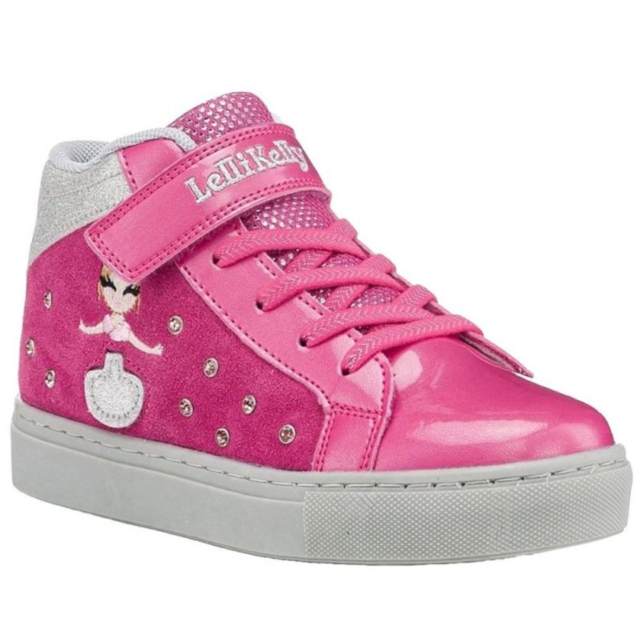 Footwear Lelli Kelly | Lelli Kelly Lk4836 (En01) Mille Stelle Fuxia Interchangeable High Top Ankle Boot