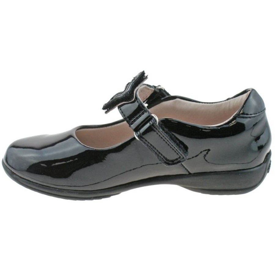 Footwear Lelli Kelly | Lelli Kelly Lk8640 (Db01) Colourissima Star Black Patent School Shoes G Fitting