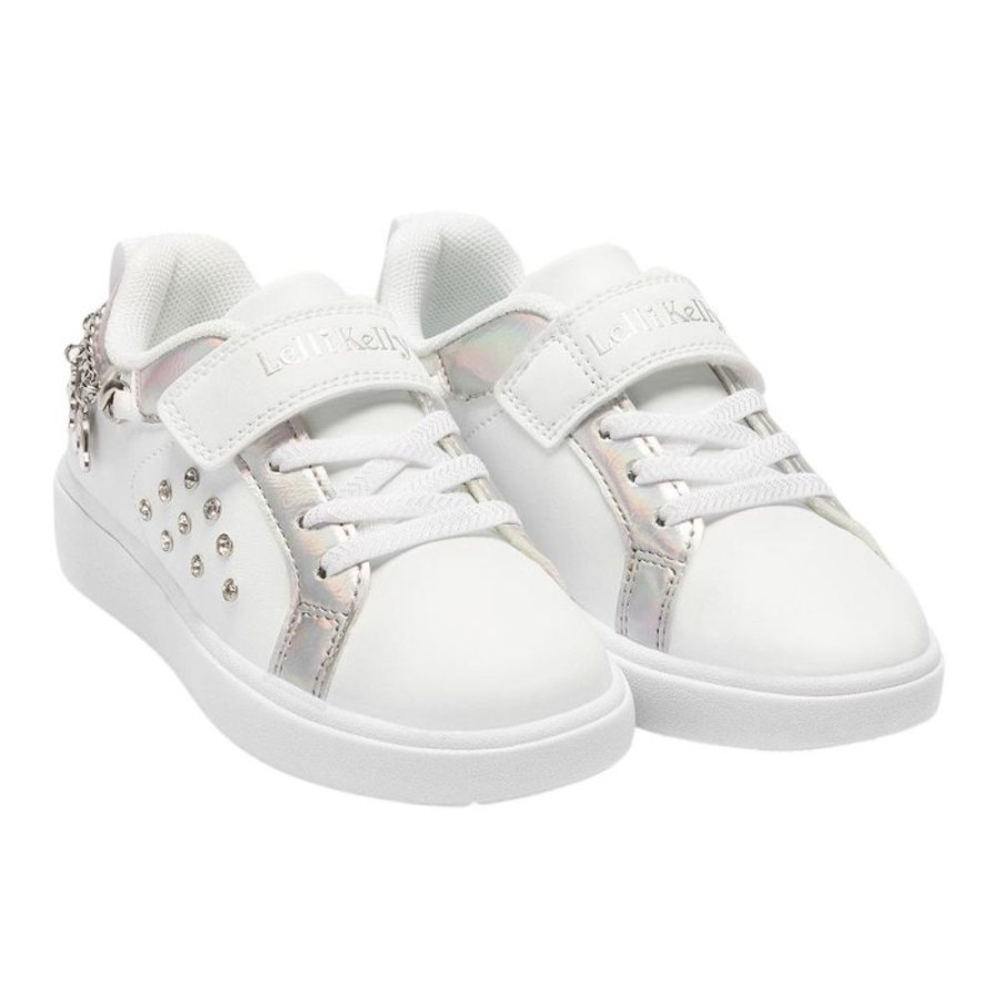 Footwear Lelli Kelly | Lelli Kelly Lk3410 (Aa57) Gioiello White Silver Bracelet Trainers