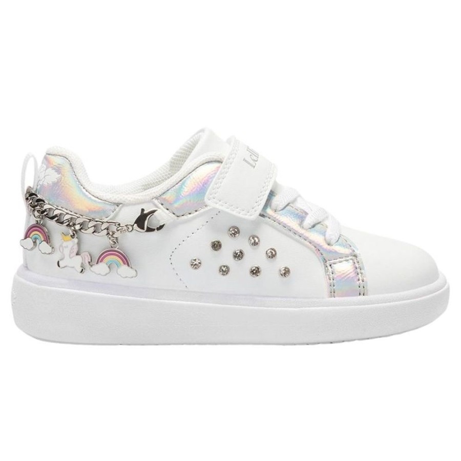 Footwear Lelli Kelly | Lelli Kelly Lk3410 (Aa57) Gioiello White Silver Bracelet Trainers