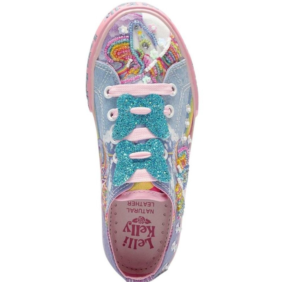 Footwear Lelli Kelly | Lelli Kelly Lk9091 (Bx02) Unicorn Low Multi Coloured Fantasy Lace Up Shoe