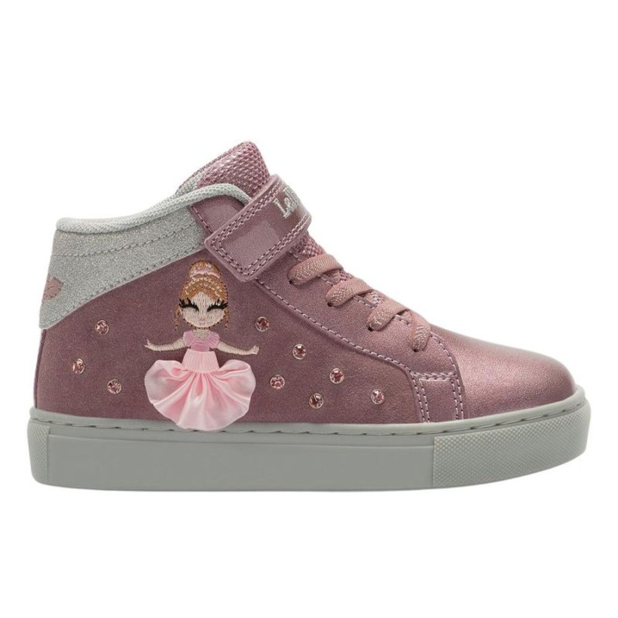 Footwear Lelli Kelly | Lelli Kelly Lk4836 (Ech4) Millie Stelle Pink Tutu Ankle Hi-Tops Boots