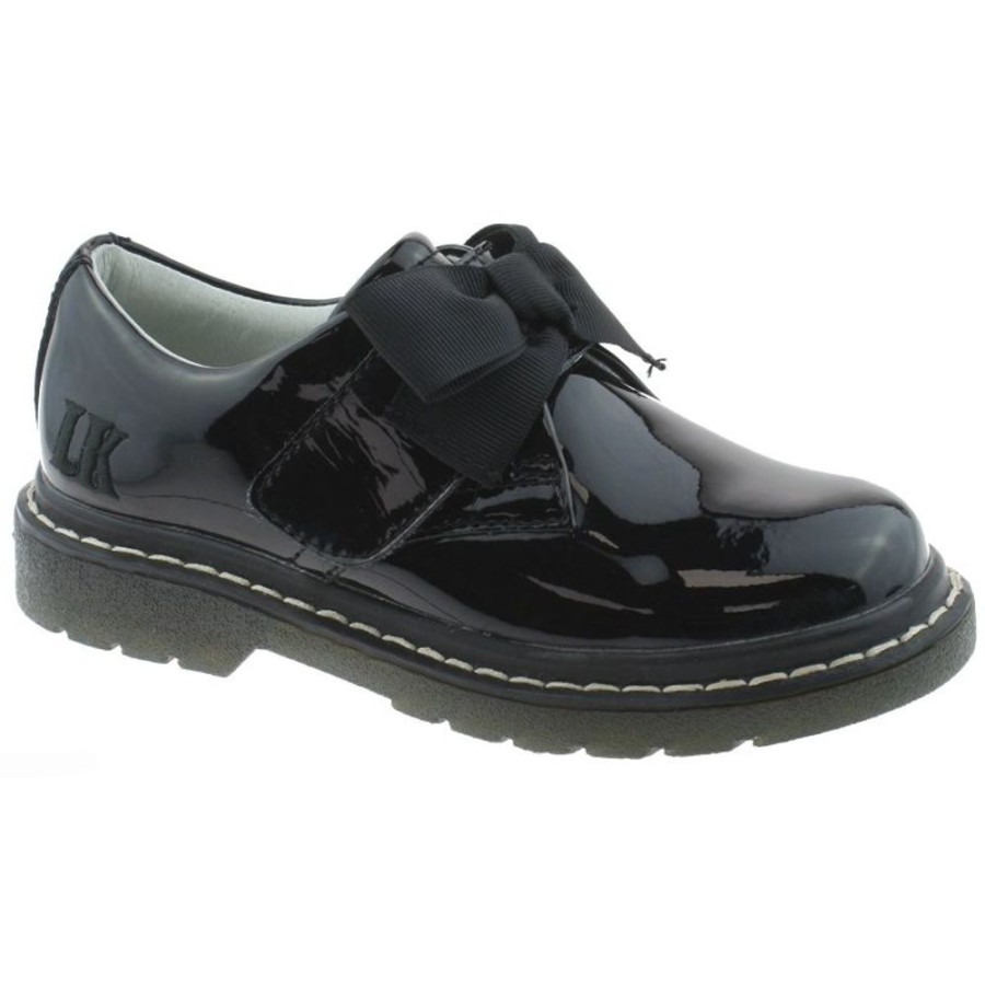 Footwear Lelli Kelly | Lelli Kelly Lk8284 (Db01) Irene Snr Black Patent School Shoes F Width