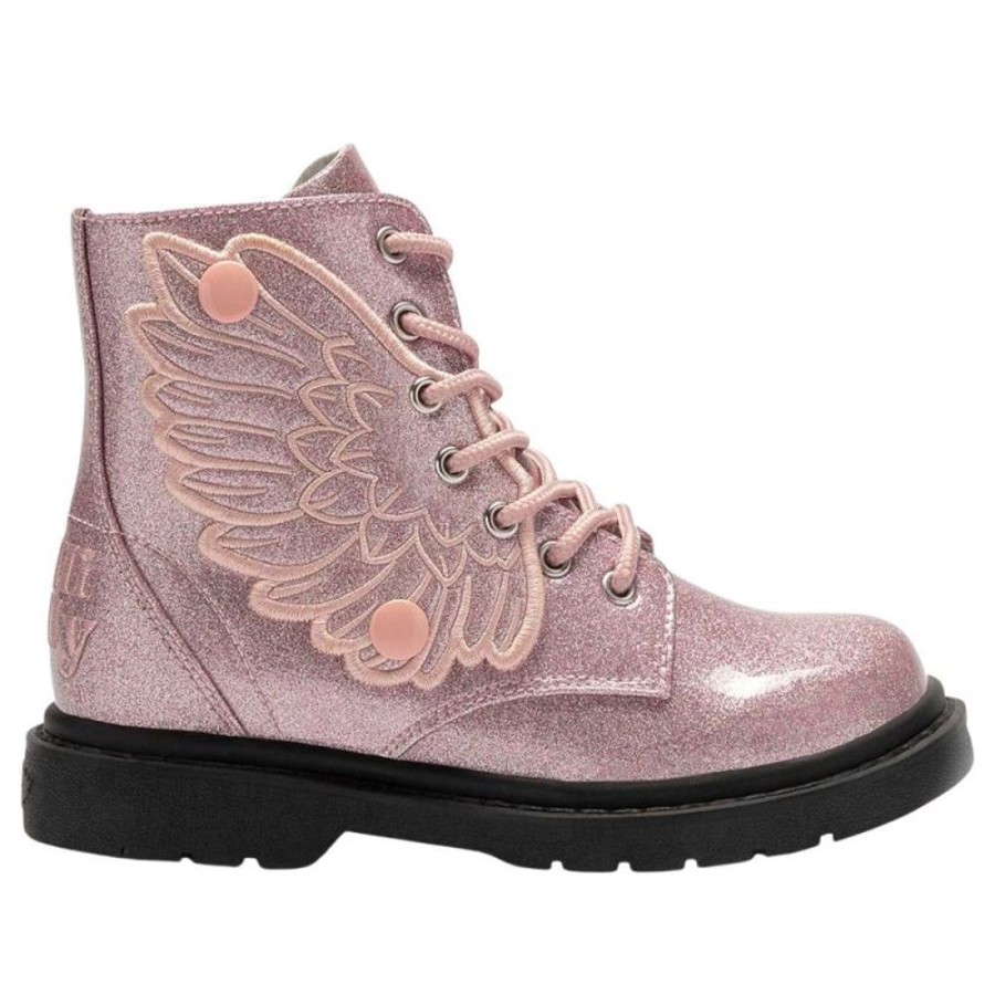 Footwear Lelli Kelly | Lelli Kelly Lk4544 (Sc01) Ali Di Fata Rosa Glitter Wings Ankle Boot