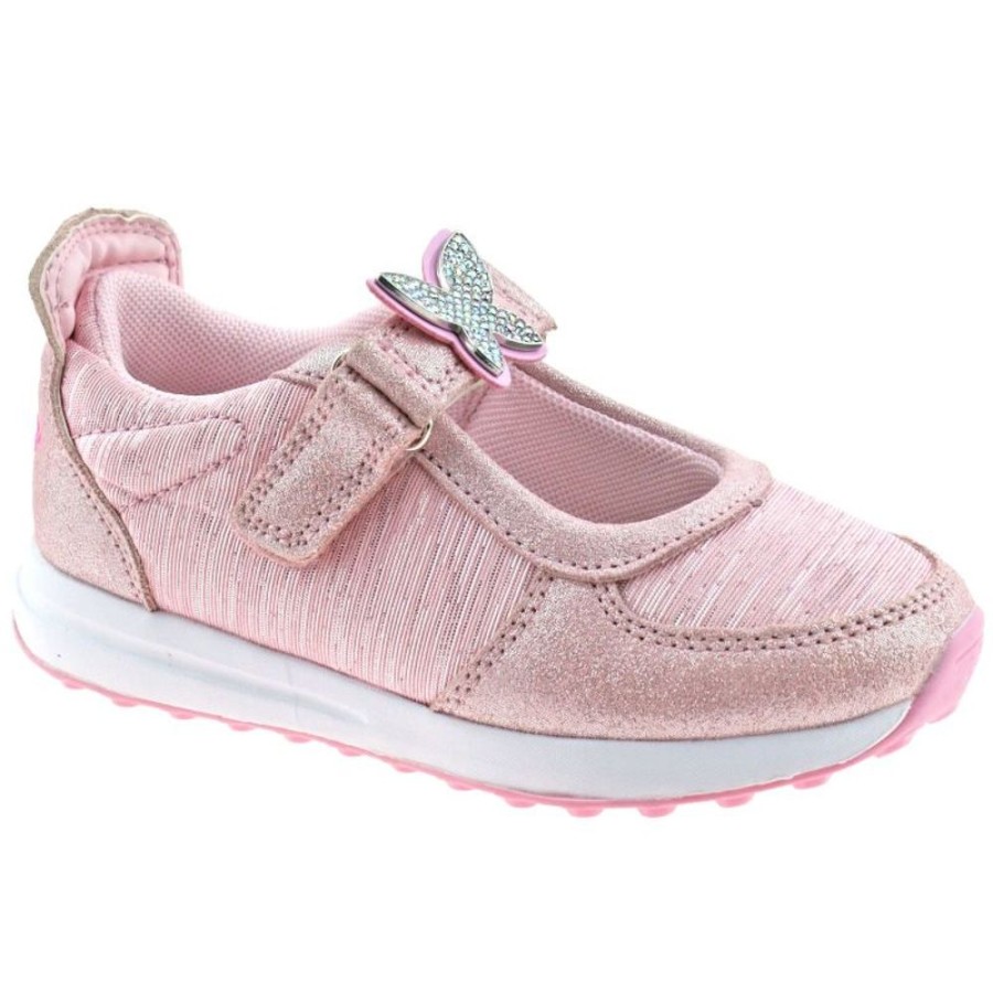 Footwear Lelli Kelly | Lelli Kelly Lk7855 (Gc01) Glitter Rosa Colorissima Dolly Trainer Shoes