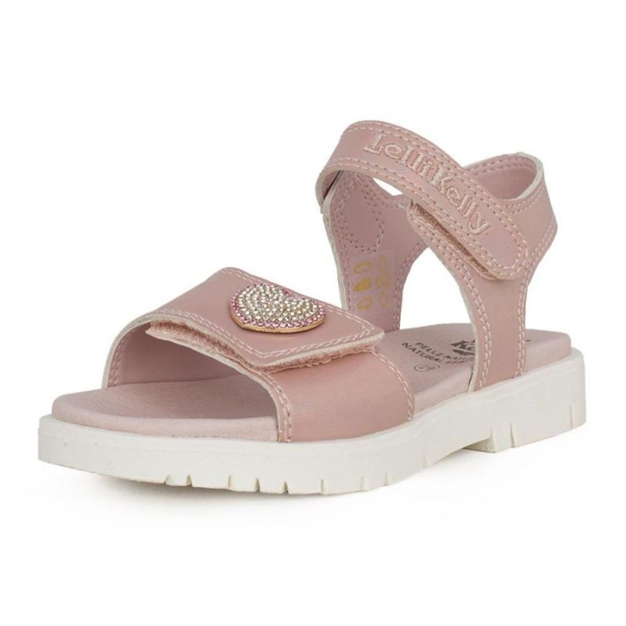 Footwear Lelli Kelly | Lelli Kelly Lk3571 (Ac01) Adele 1 Pink Rosa Pearlescent Adjustable Sandals