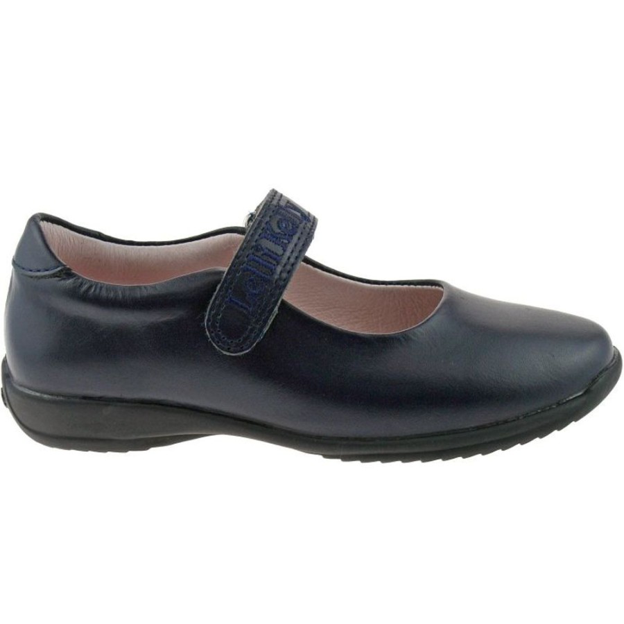 Footwear Lelli Kelly | Lelli Kelly Lk8218 (Ce01) Navy Blue Leather Classic School Dolly Shoes F Width