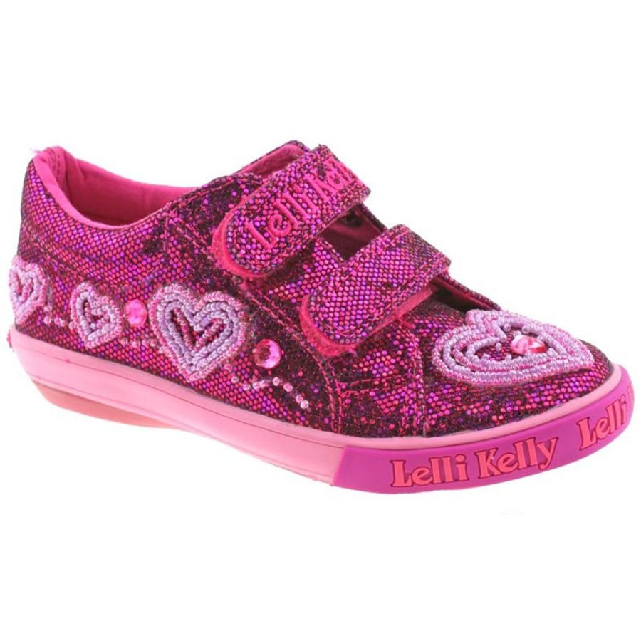 Footwear Lelli Kelly | Lelli Kelly Lk3019 (Gw01) Purple Glitter Ava Adjustable Shoes