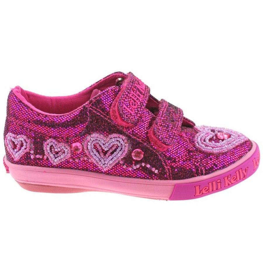 Footwear Lelli Kelly | Lelli Kelly Lk3019 (Gw01) Purple Glitter Ava Adjustable Shoes