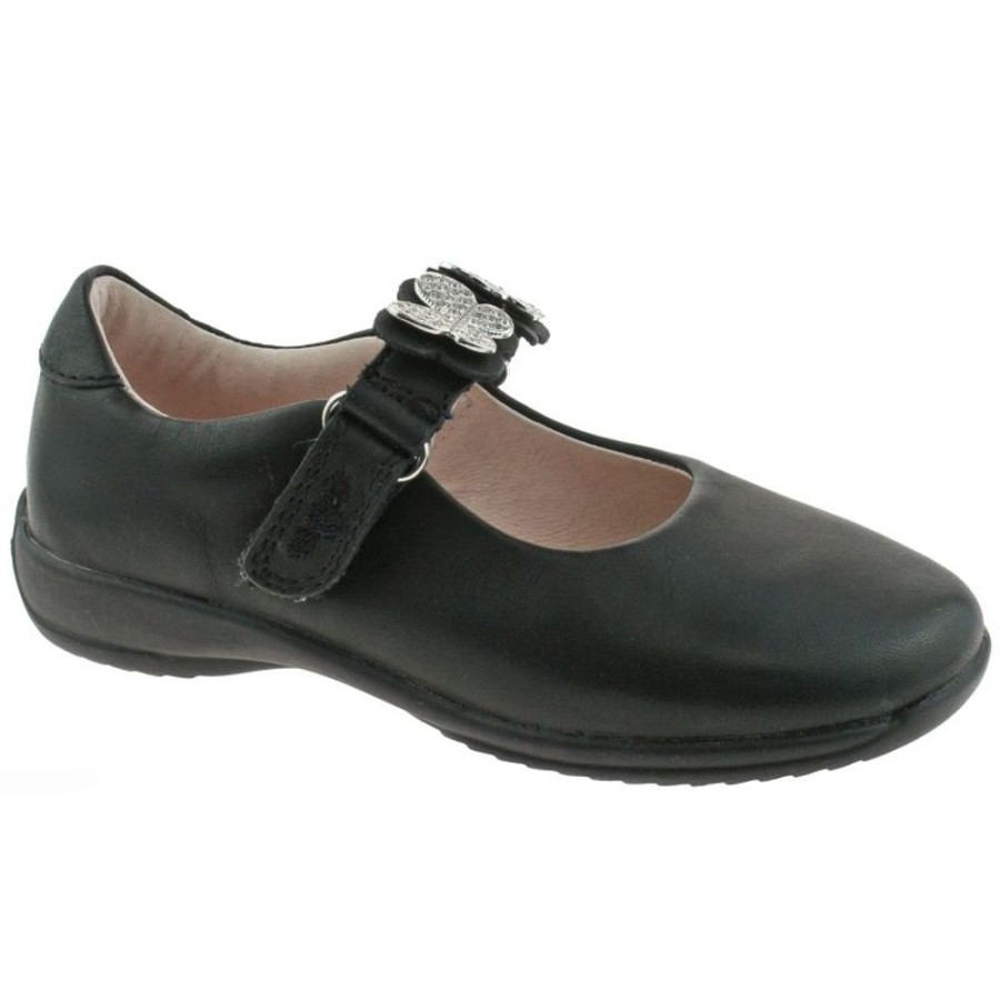 Footwear Lelli Kelly | Lelli Kelly Lk8309 (Cb01) Love Black Leather School Shoes F Fitting