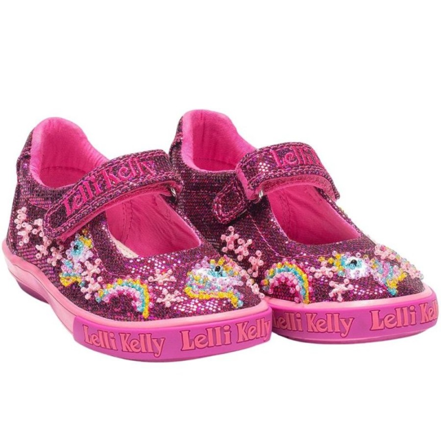 Footwear Lelli Kelly | Lelli Kelly Lk6020 (Gw01) Purple Glitter Abigail Dolly Shoes