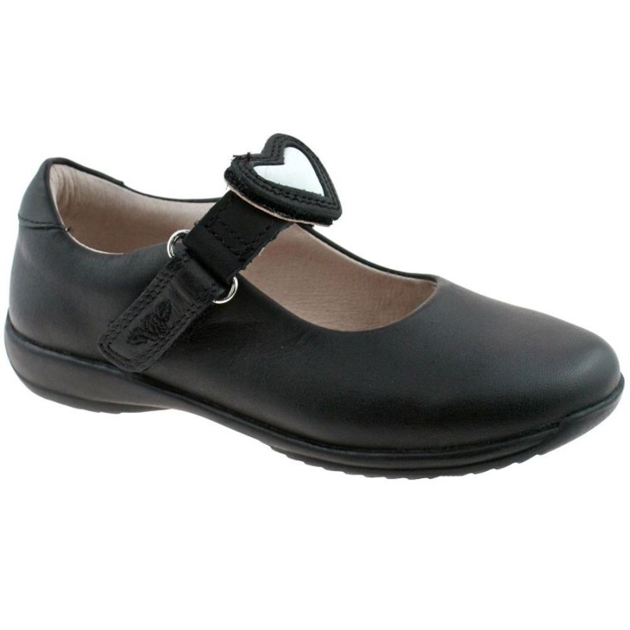 Footwear Lelli Kelly | Lelli Kelly Lk8400 (Cb01) Black Leather Colourissima F Fitting School Shoes