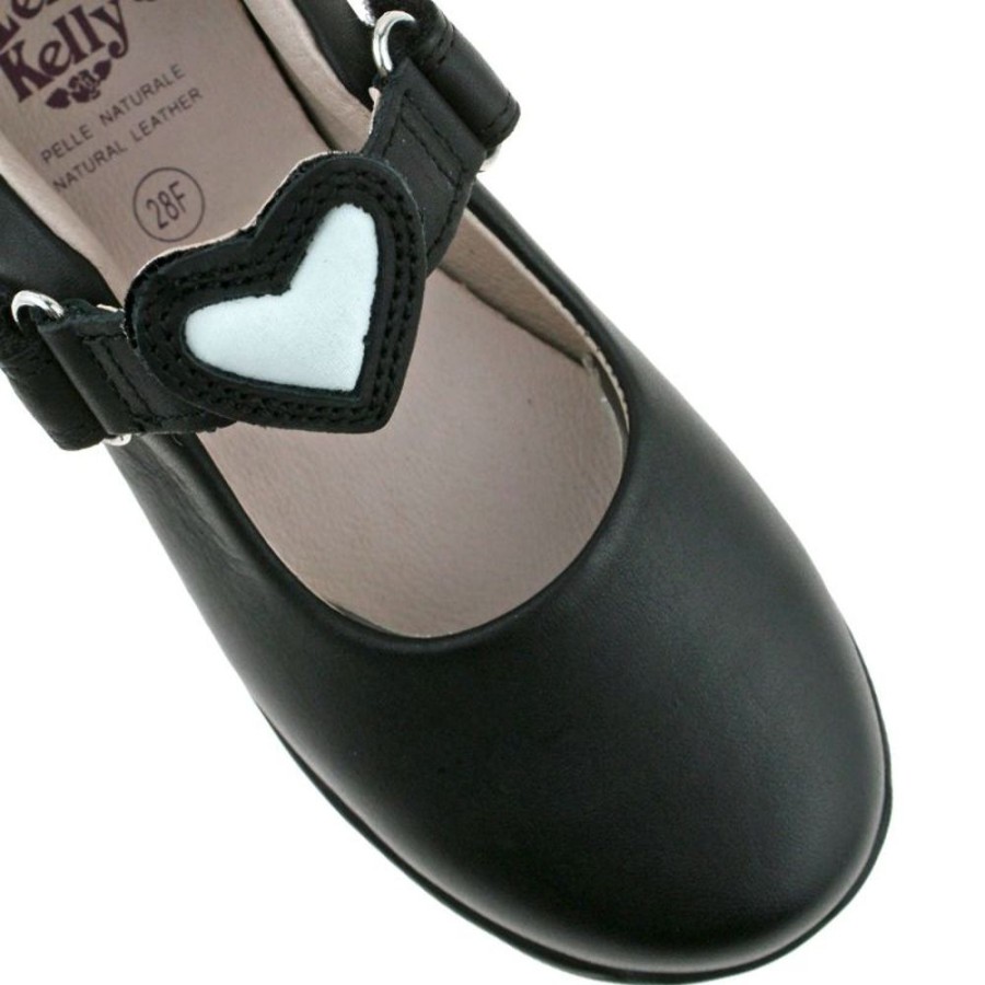 Footwear Lelli Kelly | Lelli Kelly Lk8400 (Cb01) Black Leather Colourissima F Fitting School Shoes