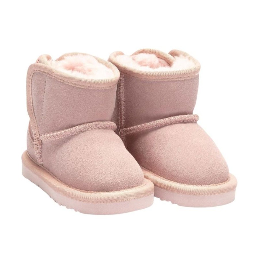 Footwear Lelli Kelly | Lelli Kelly Lk3765 (Ec01) Eloisa Pink Suede Glitter Heart Warm Lined Boots