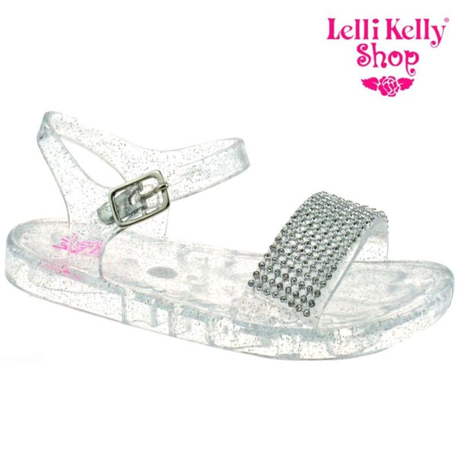 Footwear Lelli Kelly | Lelli Kelly Lk4914 (Aa89) Ice Seychelles Diamante Jelly Sandals