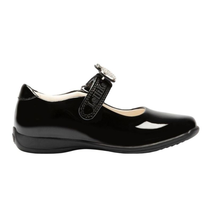 Footwear Lelli Kelly | Lelli Kelly Lk8717 (Db01) Limited Edition Apple Black Patent School Shoes