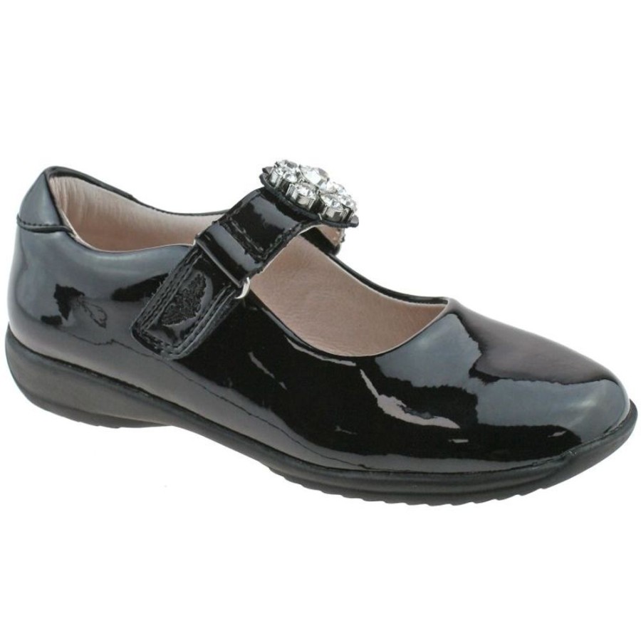 Footwear Lelli Kelly | Lelli Kelly Lk8310 (Db01) Buttercup Black Patent Interchangeable School Shoes