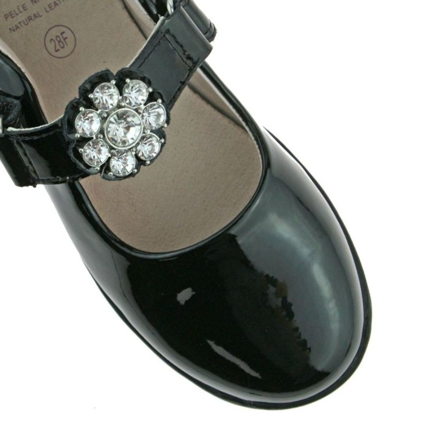 Footwear Lelli Kelly | Lelli Kelly Lk8310 (Db01) Buttercup Black Patent Interchangeable School Shoes