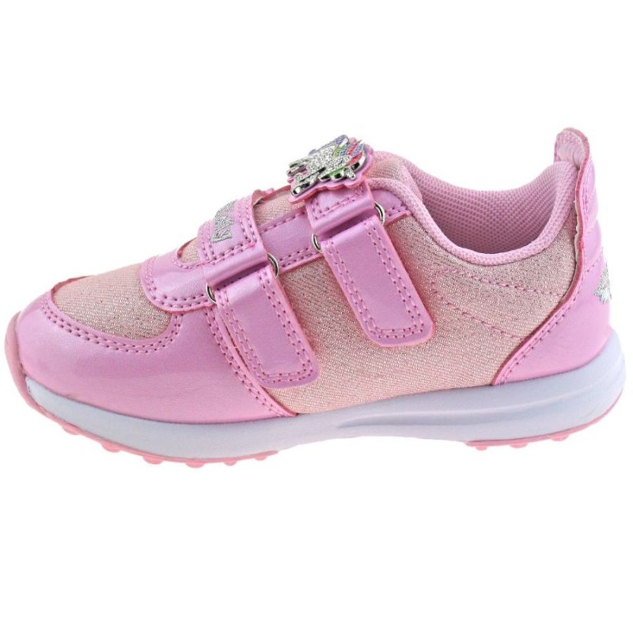 Footwear Lelli Kelly | Lelli Kelly Lk7853 (Ac41) Colorissima Lights Rosa Pink Unicorn Adjustable Shoes