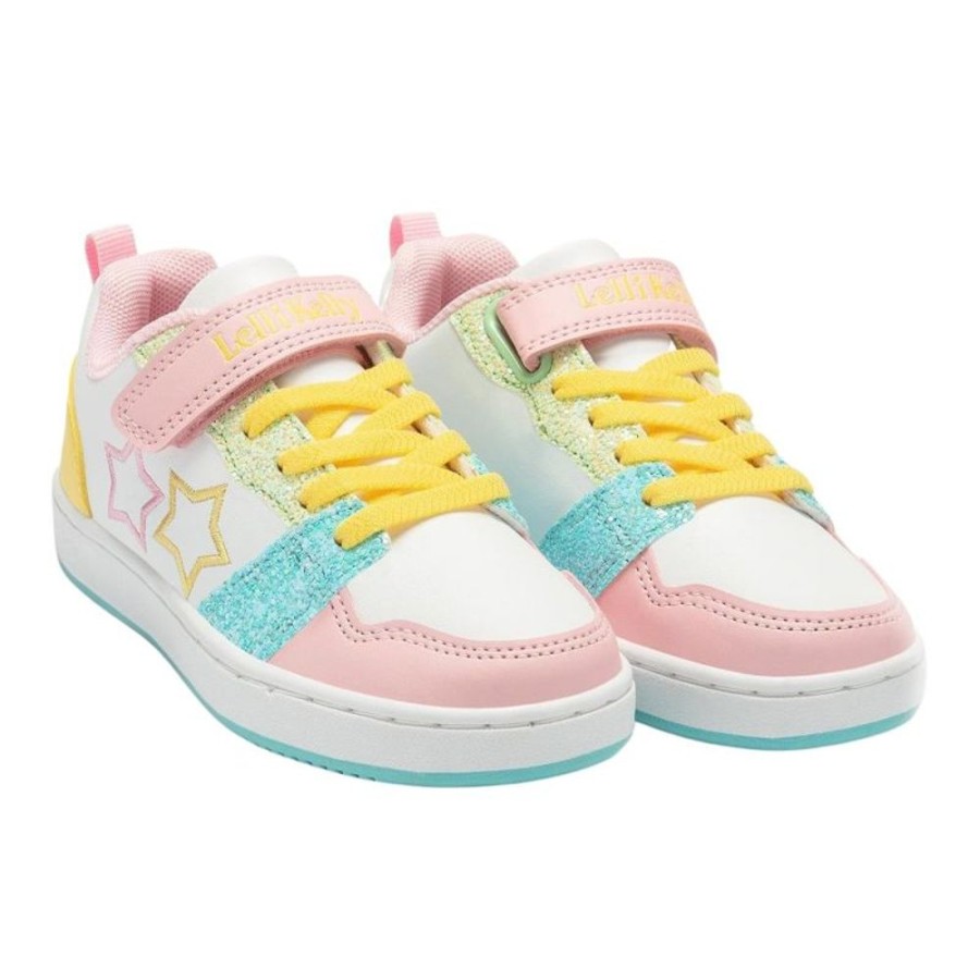 Footwear Lelli Kelly | Lelli Kelly Lk2015 (Xx10) Daisy White Multi Elastic Trainers